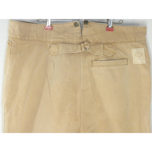 Vtg Wah Maker Frontier Jeans 40x26 Brown Buckle Back Button Fly Canvas USA‎ - Picture 4 of 13